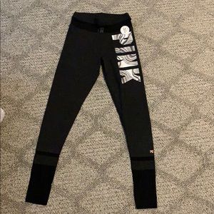 PINK Victoria’s Secret Mesh Workout Leggings